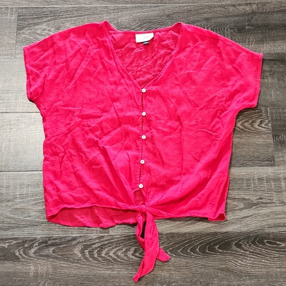 🌷 Universal Thread knot waist Top 🌷 - Picture 1 of 4
